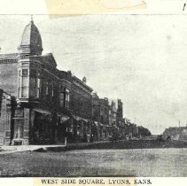 West Side of the Square, Lyons, Kansas
